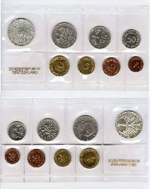 Kursmünzensatz Deutschland 1970 J PP OVP