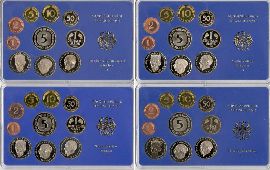 Kursmünzensatz Deutschland 1980 OVP