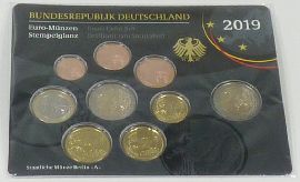 Kursmünzensatz Deutschland 2019 A Blister