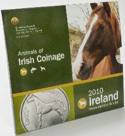 Kursmünzensatz Irland 2010 Pferd OVP