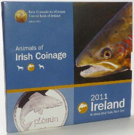 Kursmünzensatz Irland 2011 Lachs OVP