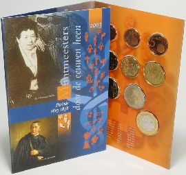 Niederlande Kursmünzensatz 2003 st OVP Muntmasterset