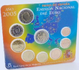 Kursmünzensatz Spanien 2005 OVP