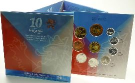 Kursmünzensatz Tschechien 2003 st Folder