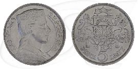 lettland-1925-2-lati-kursmuenze Münze Vorderseite und Rückseite zusammen