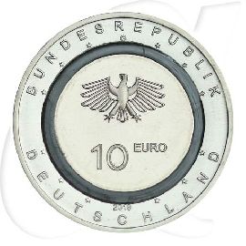 Deutschland 25x 10 Euro 2019 G (Karlsruhe) st Rolle farbloser Ring In der Luft