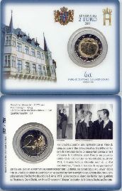 Luxemburg 2 Euro 2011 Ernennung Jeans st OVP Coincard