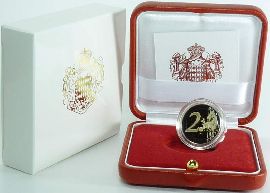 Monaco 2 Euro 2020 PP OVP 300. Geburtstag von Fürst Honore III.