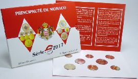 Monaco Kursmünzensatz 2017 st OVP