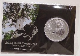 Neuseeland Kiwi 2013 Blister 1 Dollar Silber OVP