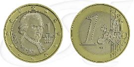 Österreich 2003 1 Euro Umlauf Münze Kurs Münze Vorderseite und Rückseite zusammen
