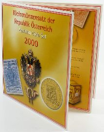 Österreich Kursmünzensatz 2000 st Kleinmünzensatz OVP