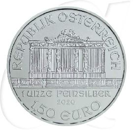 Österreich Philharmoniker 2020 Silber Münzen-Bildseite