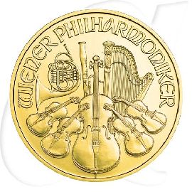 Österreich Philharmoniker Gold Münzen-Bildseite