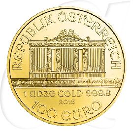 Österreich Philharmoniker Gold Münzen-Wertseite