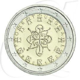 Portugal 2 Euro 2012 stempelglanz Umlaufmünze königliches Siegel von 1144