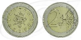 Portugal 2013 2 Euro Umlauf Münze Kurs Münze Vorderseite und Rückseite zusammen