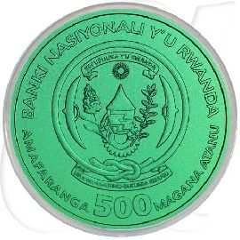 Ruanda Niob 2008 grün Münzen-Wertseite
