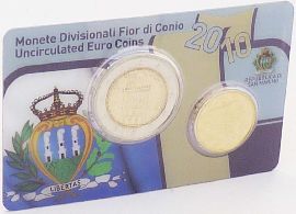 San Marino 2010 Kursmünzensatz Mini OVP