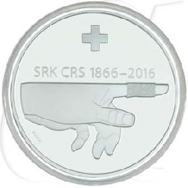 Schweiz 20 Franken 2016 PP Rotes Kreuz Probe