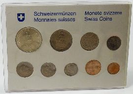 Schweiz Kursmünzensatz 1969 stempelglanz OVP