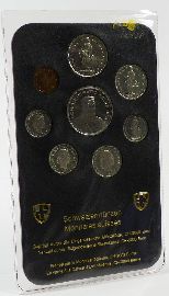 Schweiz Kursmünzensatz 1980 stempelglanz OVP