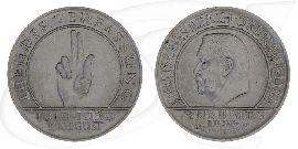 3-markweimarer-verfassung-schwurhand-a-1929-vz Münze Vorderseite und Rückseite zusammen