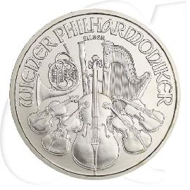 Silbermünzen Österreich Philharmoniker Wiener 1 Unze oz Silber Münzen-Bildseite
