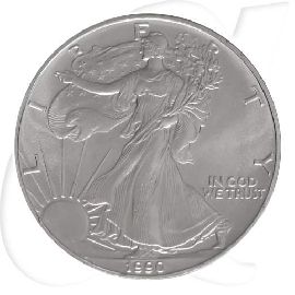 USA 1 Dollar 1990 American Silver Eagle