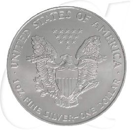 Silver Eagle 1994 USA Walking Liberty Münzen-Wertseite