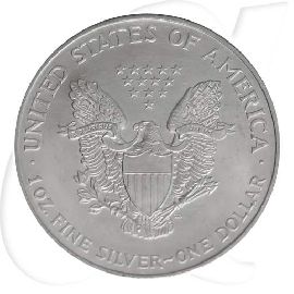 Silver Eagle 1996 USA Walking Liberty Münzen-Wertseite