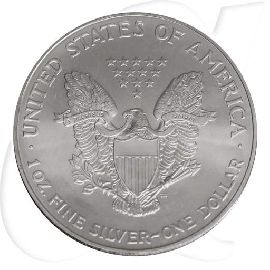Silver Eagle 2003 USA Walking Liberty Münzen-Wertseite