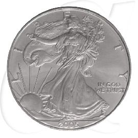 USA 1 Dollar 2005 American Silver Eagle