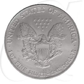 Silver Eagle 2006 USA Walking Liberty Münzen-Wertseite