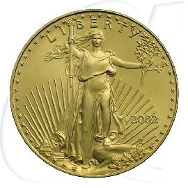 USA 50 Dollar Goldmünze Eagle 31,10 Gramm (1 Unze) Münzen-Bildseite