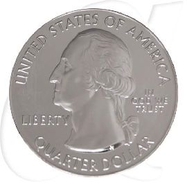 USA Quarter Dollar 2010 st 5 oz Silber Kalifornien - Yosemite National Park