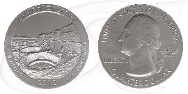 USA Quarter New Mexico 2012 Silber Chaco Culture National Park Münze Vorderseite und Rückseite zusammen