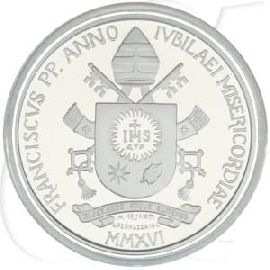 Vatikan 10 Euro Silber 2016 PP OVP Weltjugendtag in Krakau