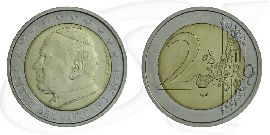 Vatikan 2 Euro 2005 Münze Vorderseite und Rückseite zusammen