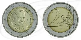 Vatikan 2 Euro 2006 Münze Vorderseite und Rückseite zusammen