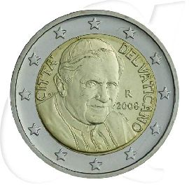Vatikan 2 Euro 2008 Münzen-Bildseite