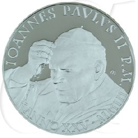 5 Euro Münze Vatikan 2003 Rosenkranzjahr OVP Bildseite