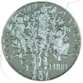 Vatikan 5 Euro Silber 2005 PP OVP 60 Jahre Frieden