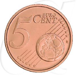 Vatikan 2012 5 Cent Benedikt Umlauf Kurs Münzen-Wertseite