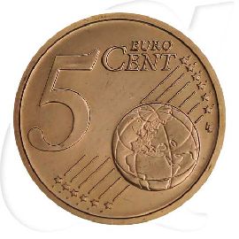 Vatikan 2013 5 Cent Benedikt Umlaufmünze Kursmünze Münzen-Wertseite