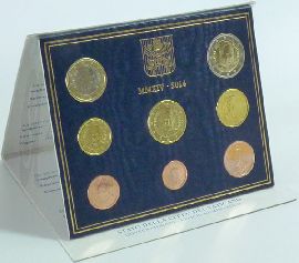 Vatikan Kursmünzensatz 2014 st OVP Franziskus