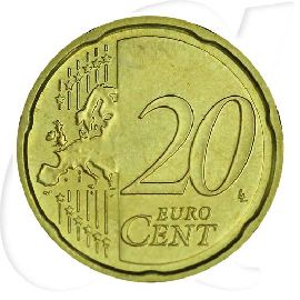 Vatikan 2015 20 Cent Franziskus Umlauf Kurs Münzen-Wertseite