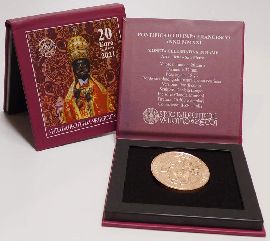 Vatikan 2021 Kupfer 20 Euro Heiliger Petrus OVP