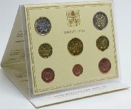 Vatikan Kursmünzensatz 2017 st OVP Franziskus