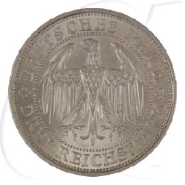 Weimarer Republik 3 Mark 1929 E vz 1000 Jahre Burg und Stadt Meißen